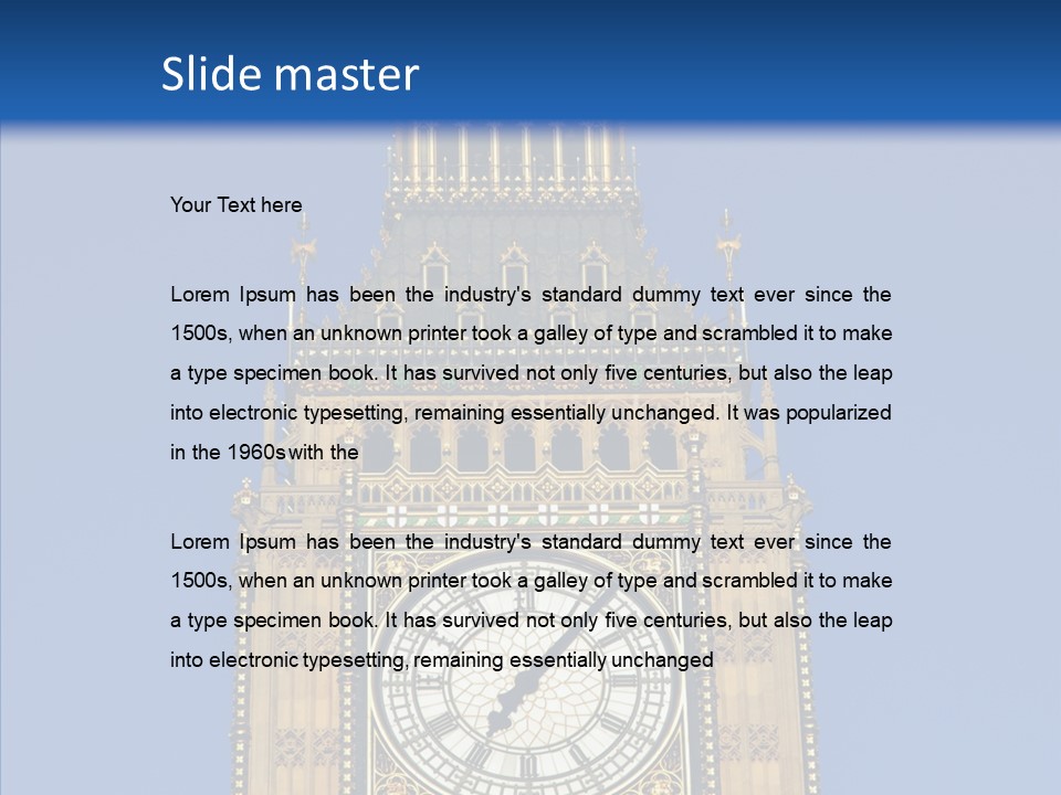 Senior  Female Young PowerPoint Template