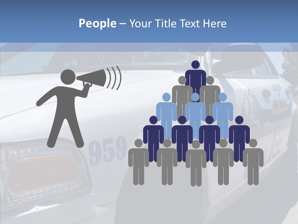 Senior  Finger Hold PowerPoint Template