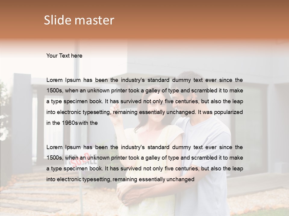 Helping Hand Aging Human PowerPoint Template