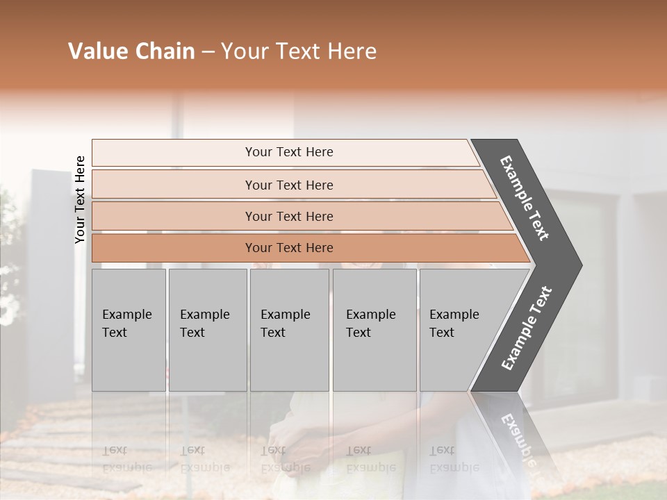 Helping Hand Aging Human PowerPoint Template