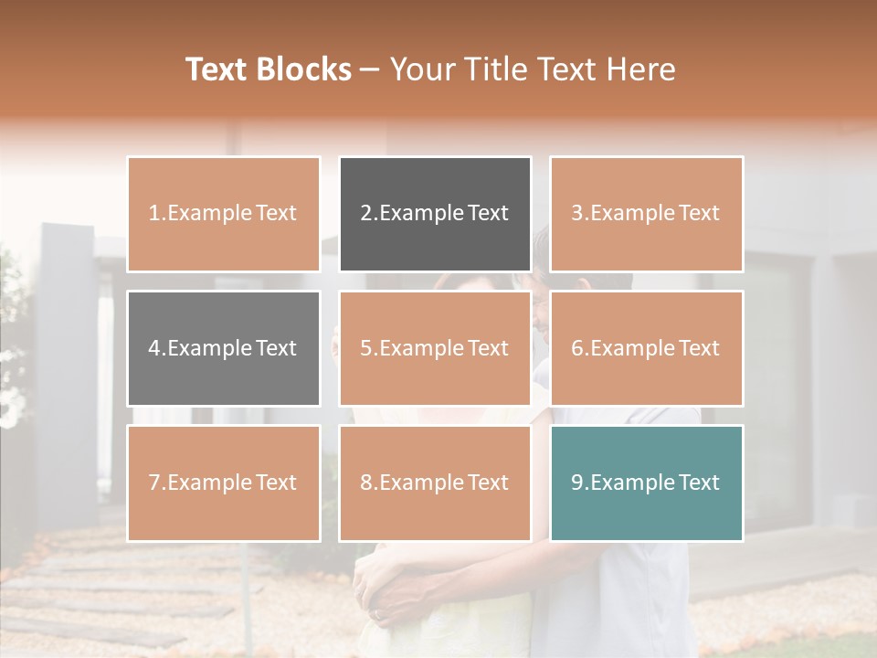 Helping Hand Aging Human PowerPoint Template