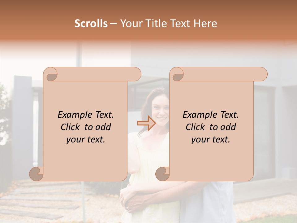 Helping Hand Aging Human PowerPoint Template