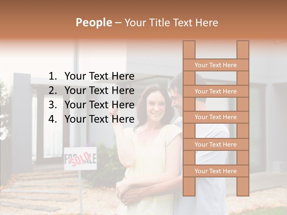 Helping Hand Aging Human PowerPoint Template