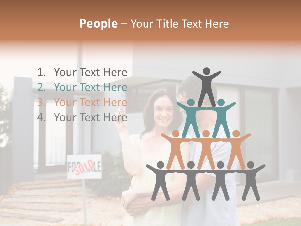 Helping Hand Aging Human PowerPoint Template