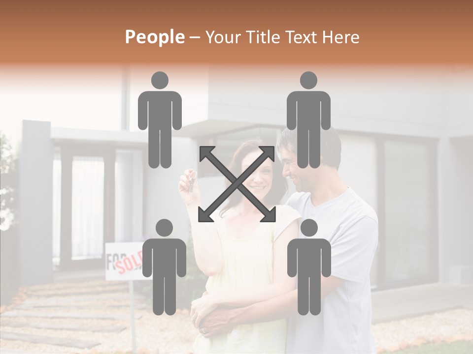 Helping Hand Aging Human PowerPoint Template