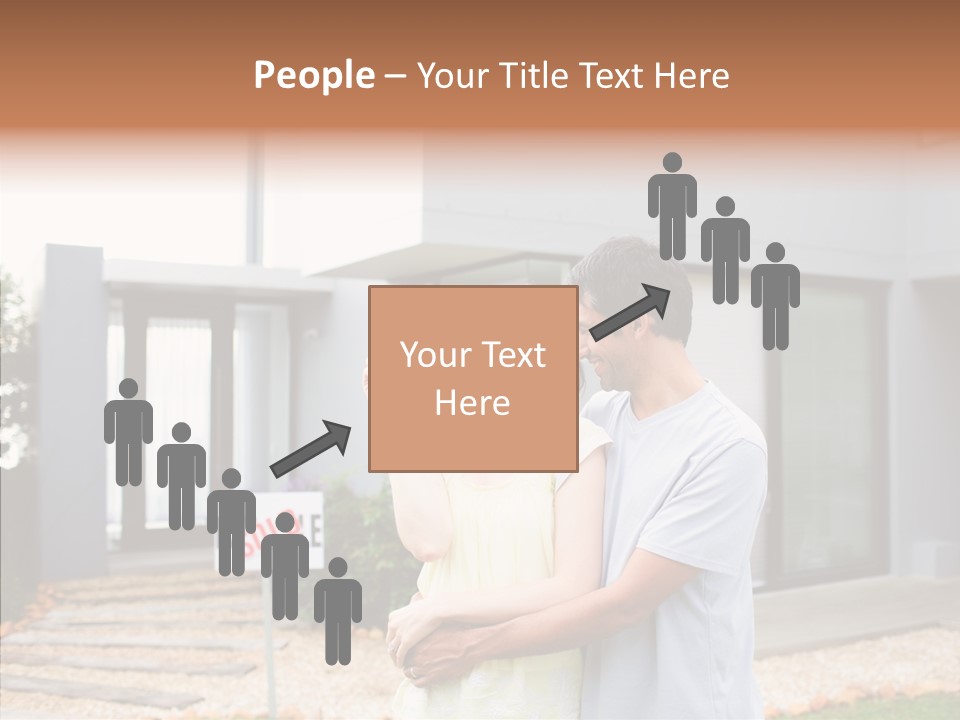Helping Hand Aging Human PowerPoint Template
