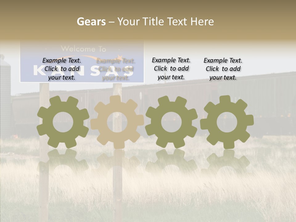 Assistance White Background Two PowerPoint Template