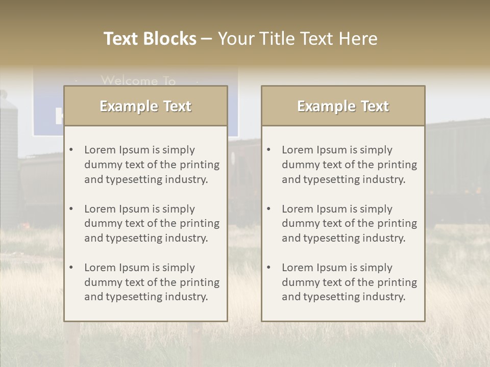 Assistance White Background Two PowerPoint Template