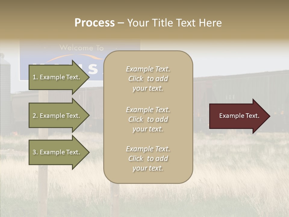 Assistance White Background Two PowerPoint Template