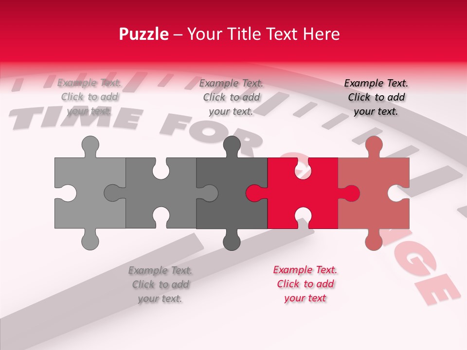 Elderly White Background Close Up PowerPoint Template