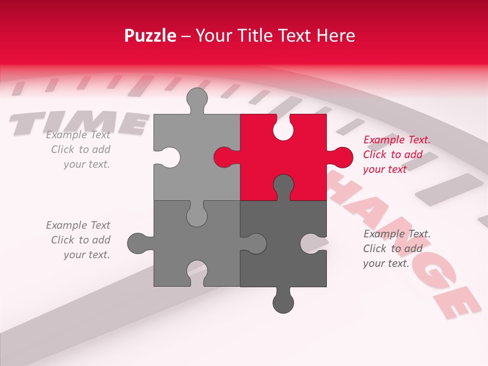 Elderly White Background Close Up PowerPoint Template