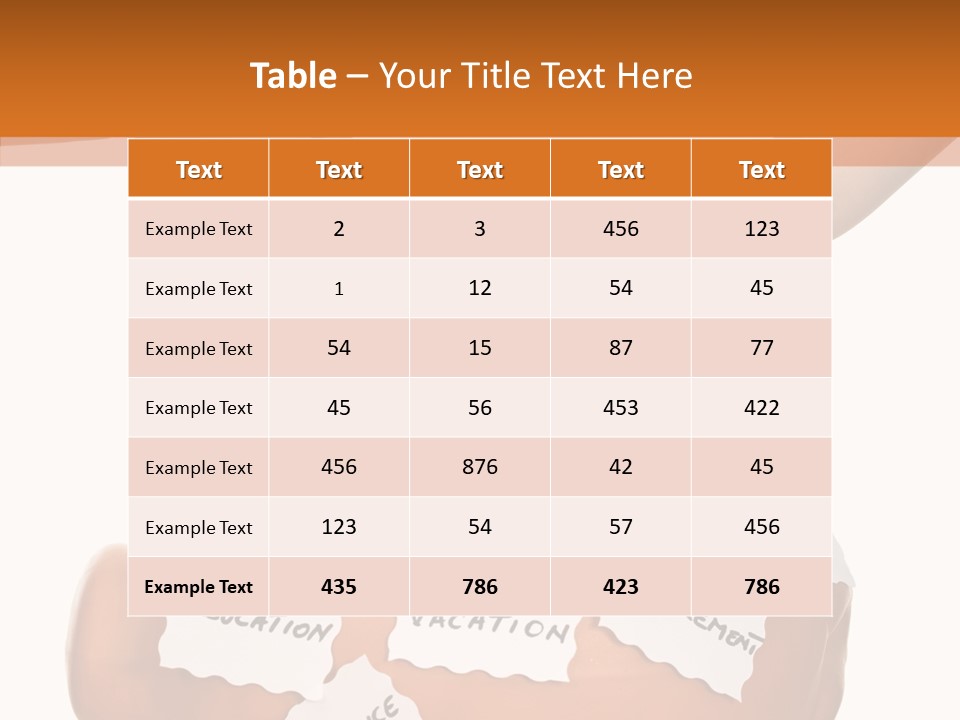 Human Hold Two PowerPoint Template
