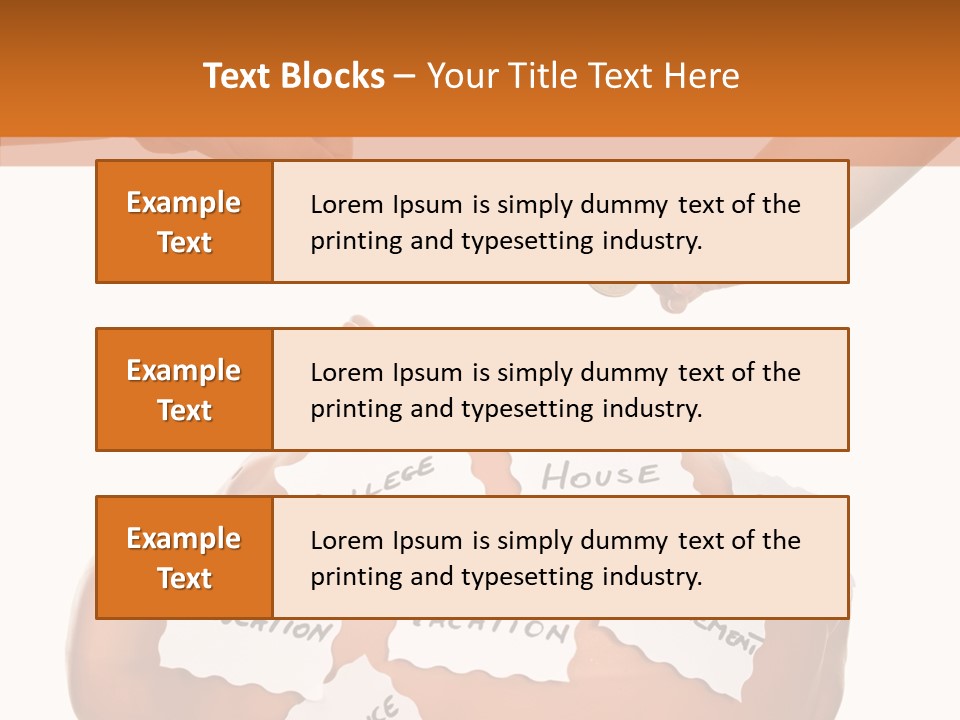 Human Hold Two PowerPoint Template