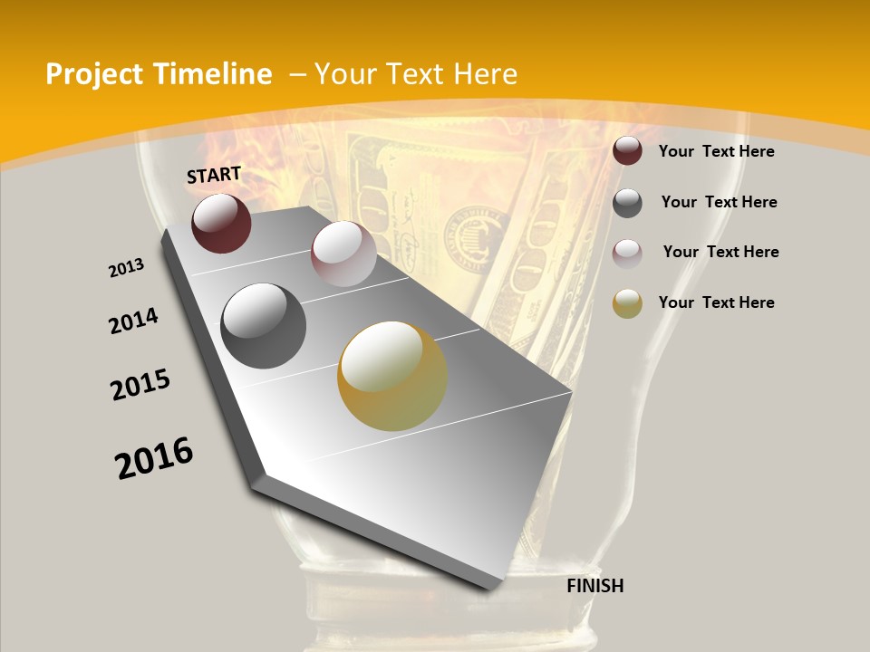Hold Help Two PowerPoint Template