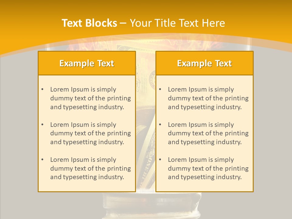 Hold Help Two PowerPoint Template