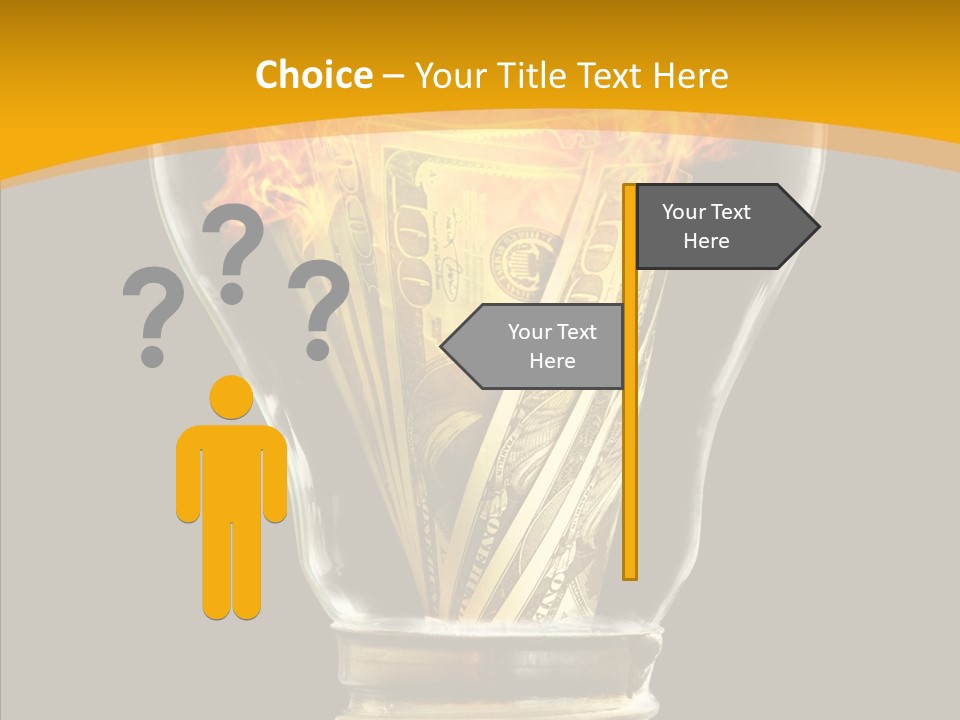Hold Help Two PowerPoint Template