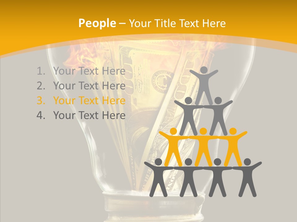 Hold Help Two PowerPoint Template