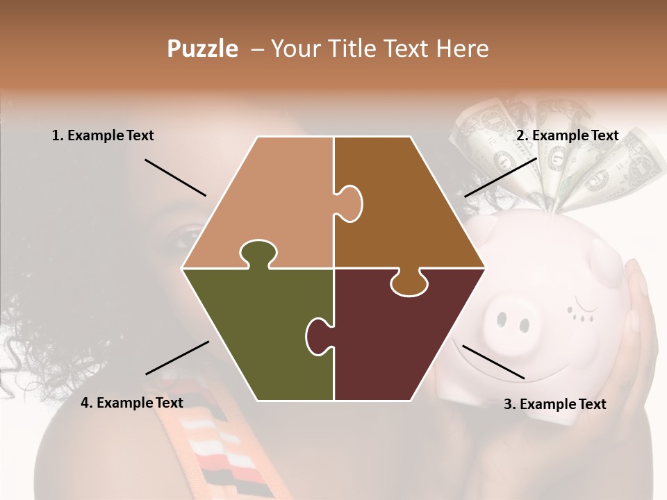 Touching Young Finger PowerPoint Template