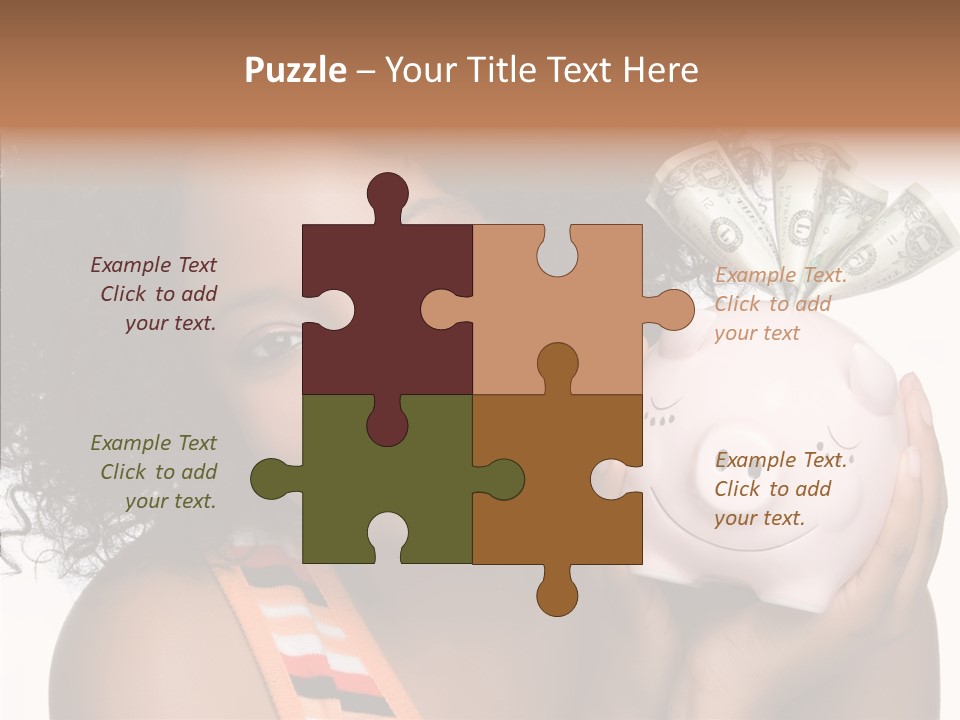 Touching Young Finger PowerPoint Template