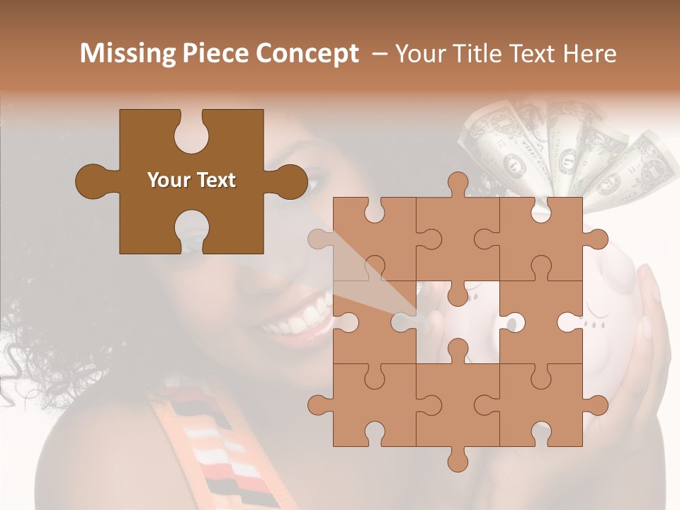 Touching Young Finger PowerPoint Template