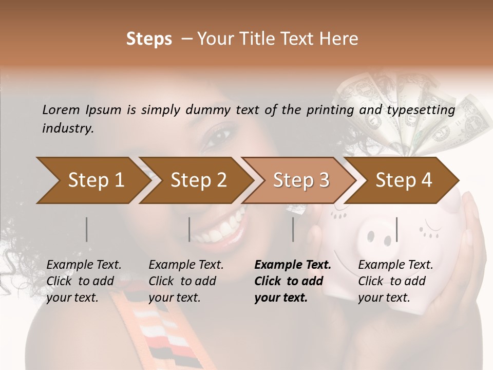 Touching Young Finger PowerPoint Template