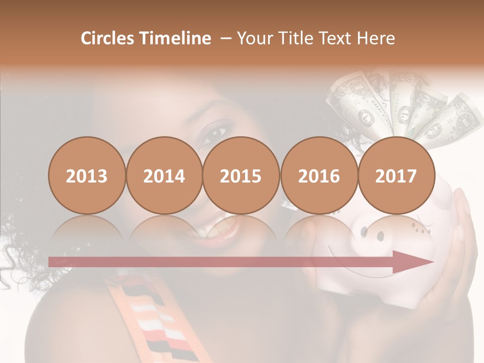 Touching Young Finger PowerPoint Template