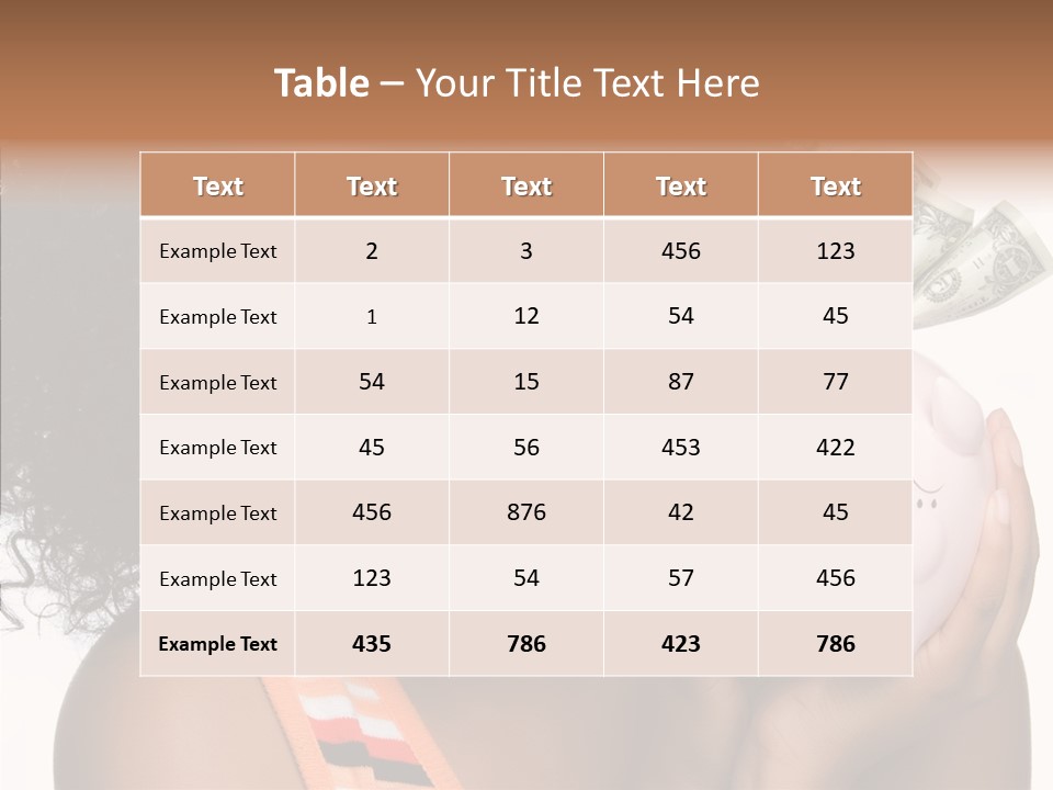 Touching Young Finger PowerPoint Template