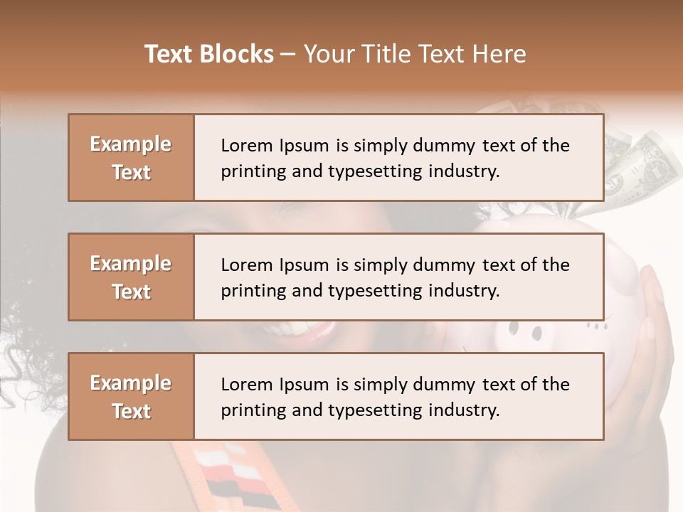 Touching Young Finger PowerPoint Template