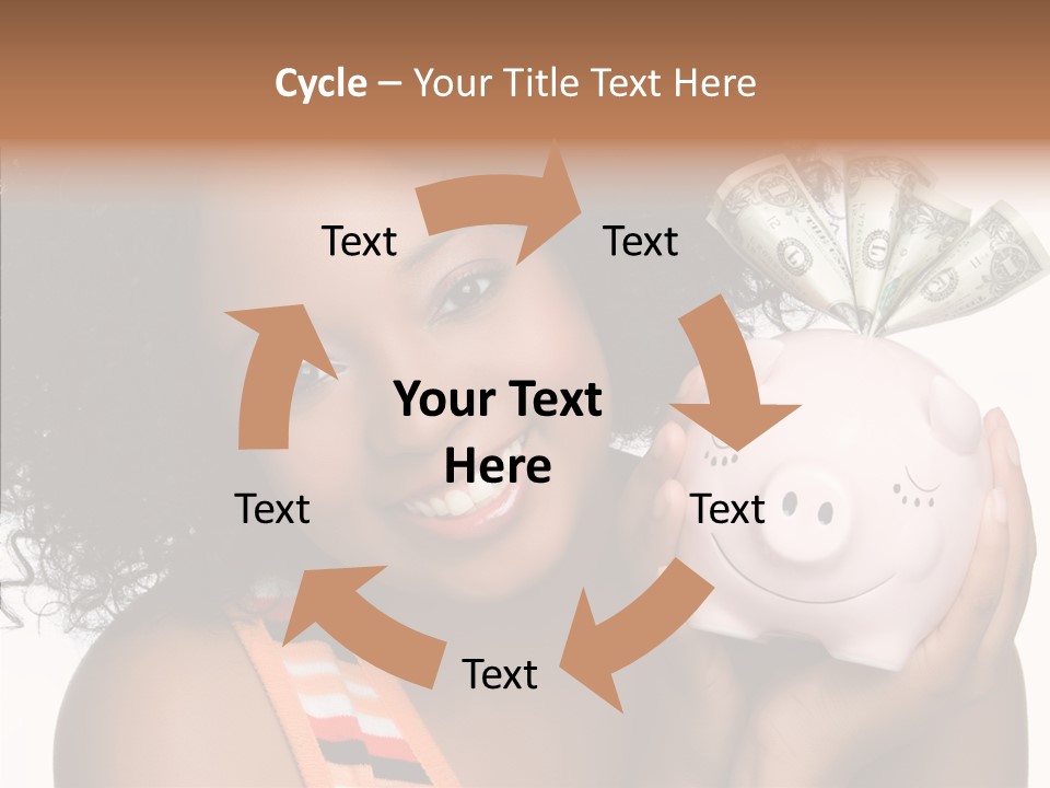 Touching Young Finger PowerPoint Template