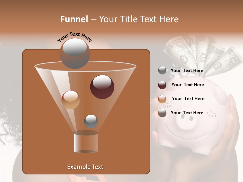 Touching Young Finger PowerPoint Template