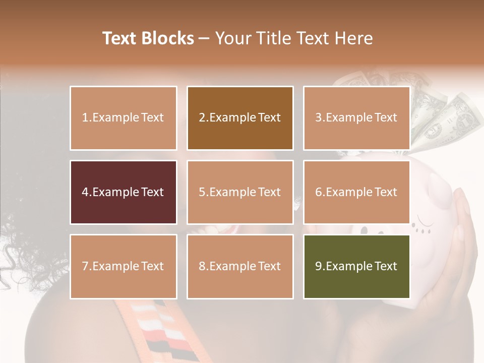 Touching Young Finger PowerPoint Template