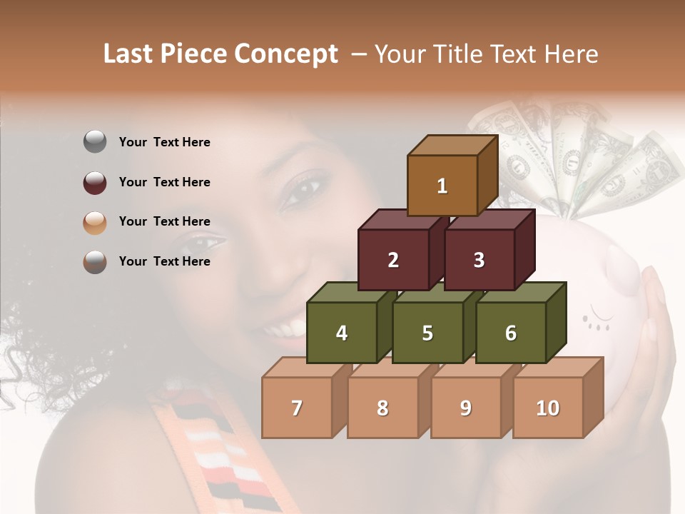 Touching Young Finger PowerPoint Template