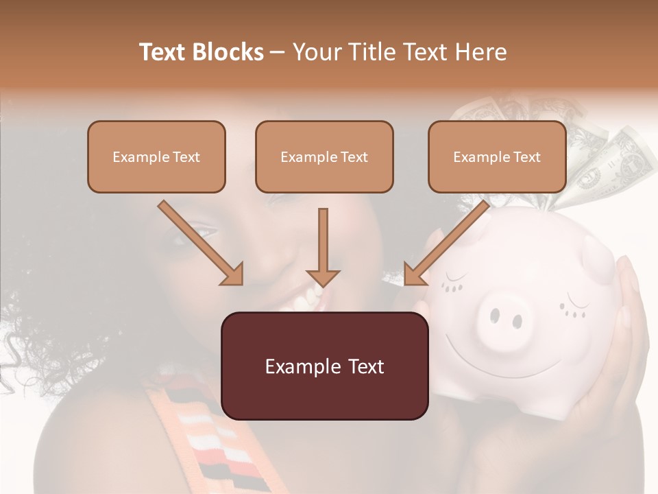 Touching Young Finger PowerPoint Template
