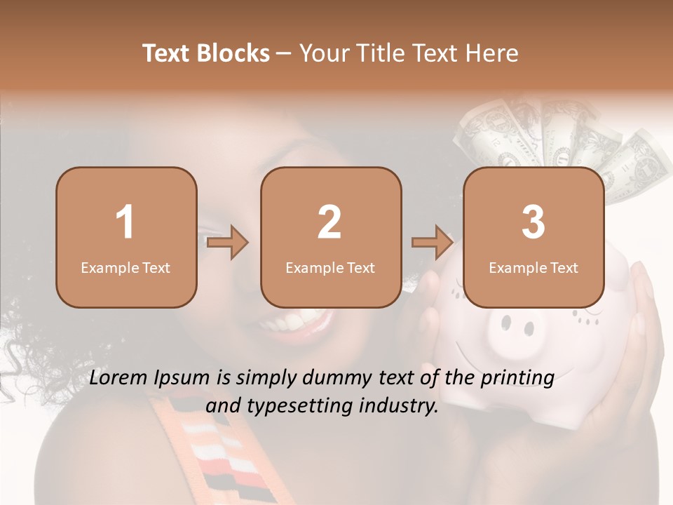Touching Young Finger PowerPoint Template