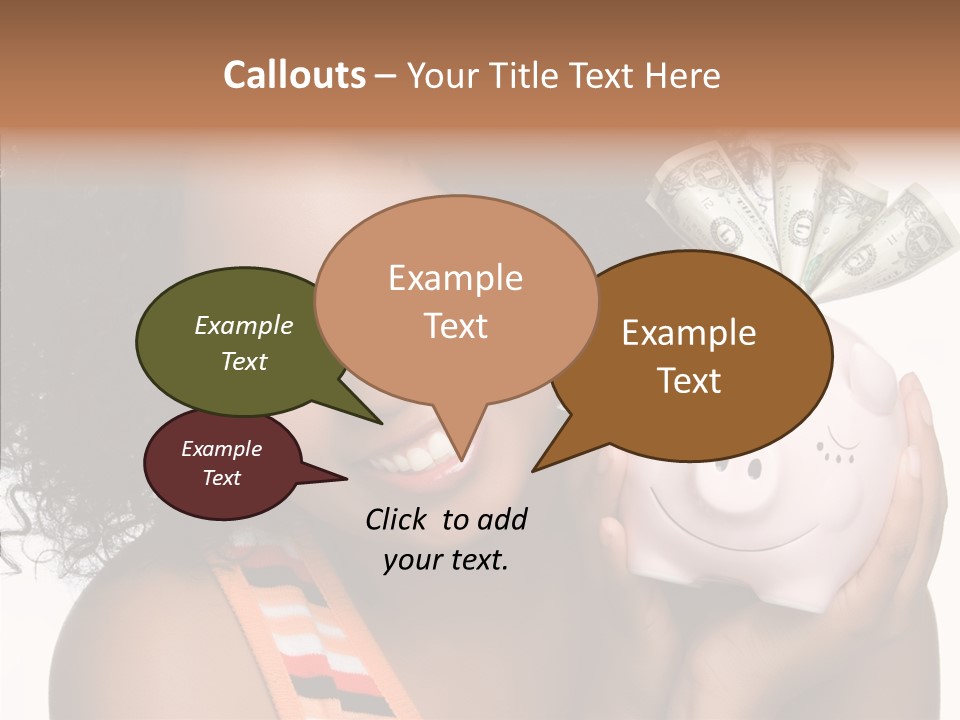 Touching Young Finger PowerPoint Template