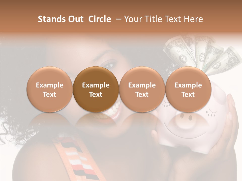 Touching Young Finger PowerPoint Template