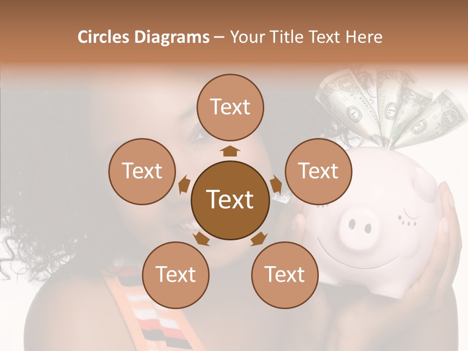 Touching Young Finger PowerPoint Template