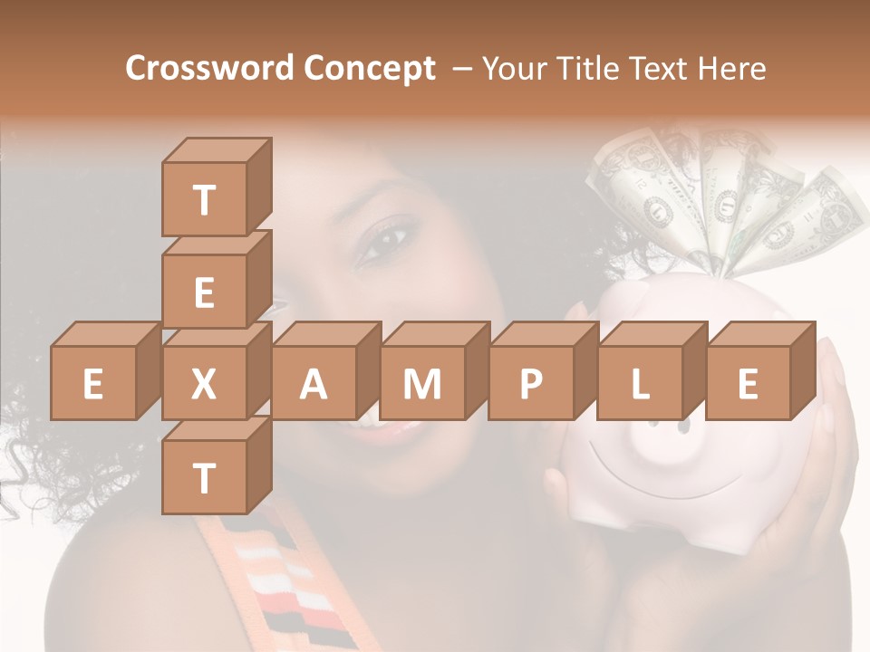 Touching Young Finger PowerPoint Template