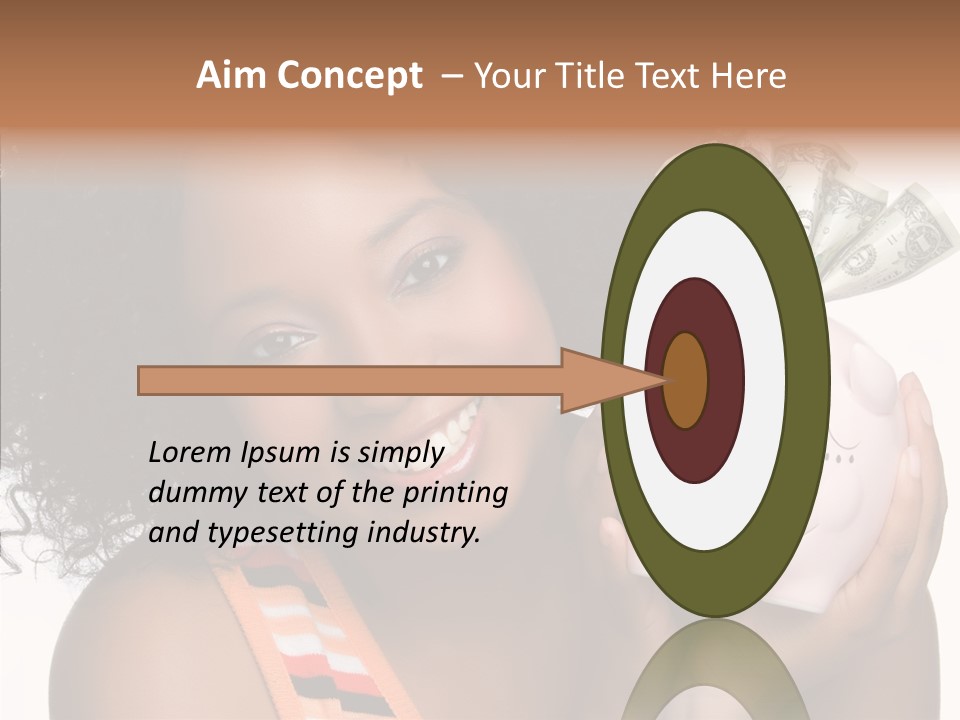 Touching Young Finger PowerPoint Template