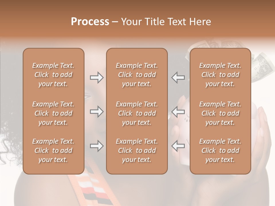 Touching Young Finger PowerPoint Template
