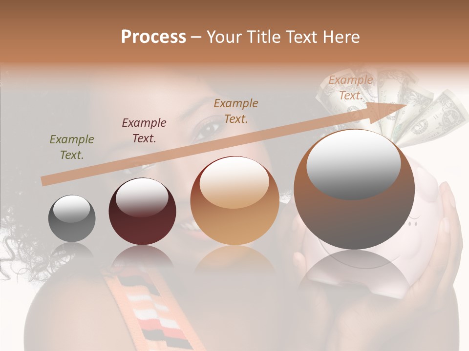 Touching Young Finger PowerPoint Template