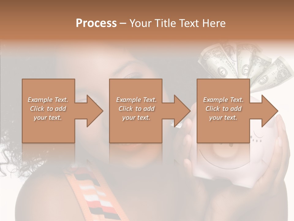 Touching Young Finger PowerPoint Template