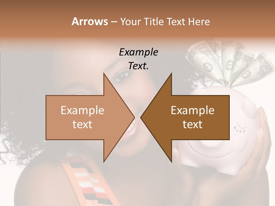 Touching Young Finger PowerPoint Template