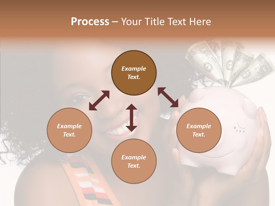 Touching Young Finger PowerPoint Template