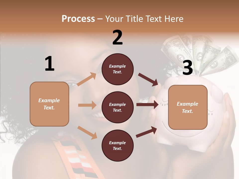 Touching Young Finger PowerPoint Template