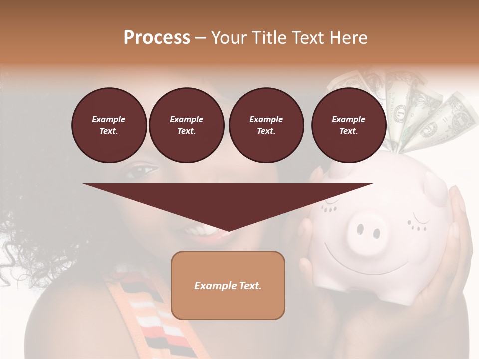Touching Young Finger PowerPoint Template