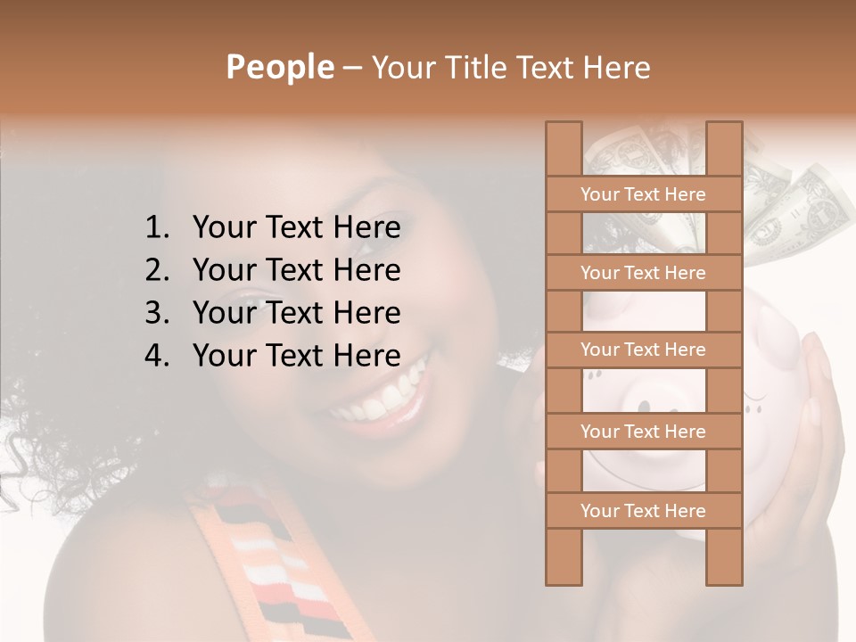Touching Young Finger PowerPoint Template