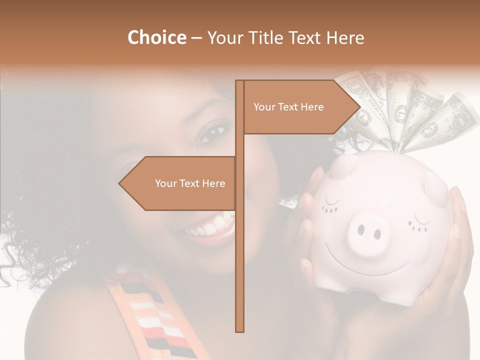 Touching Young Finger PowerPoint Template