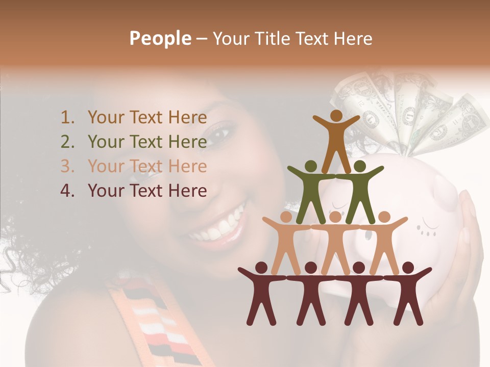 Touching Young Finger PowerPoint Template