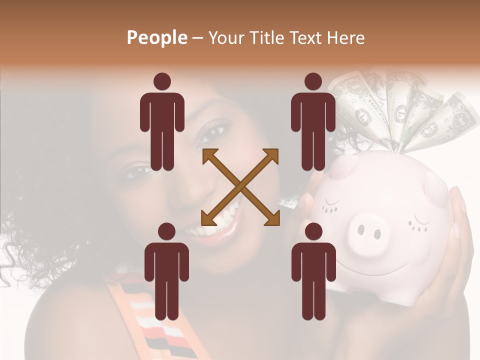 Touching Young Finger PowerPoint Template